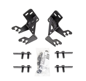 Ford F-250 Super Duty Brackets - Go Rhino - RC3 LR and RC4 LR - Textured Black - `17-`22